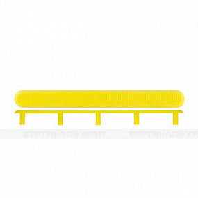 Индикатор тактильный, рифлен, со штифтом, PVC, 25х30х290, ж