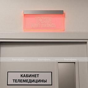Световое табло «НЕ ВХОДИТЬ ИДЕТ ЗАПИСЬ»