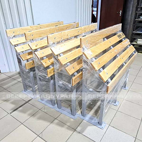 Скамья наклонная, для улицы и помещений, М1, ST3