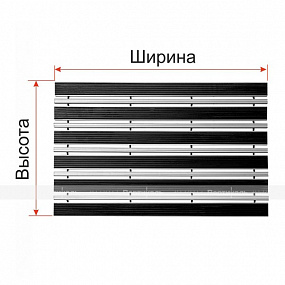 Покрытие грязезащитное «ТифлоПол-Al», ч