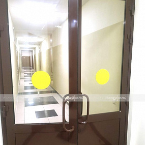 Осторожно! Препятствие PLS 100x100x4мм