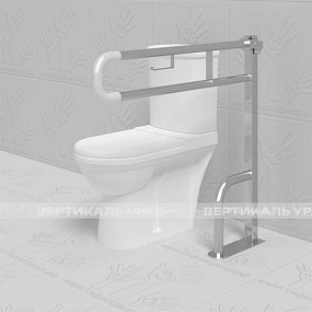 Поручень опорный, откид, напол., AISI304+PA, D32, инд