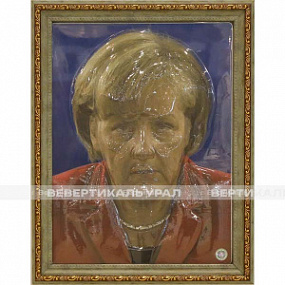 Портрет 3D Меркель А., тактильный