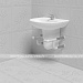 Поручень опорный, защитный, пристен, AISI304+PA, D32