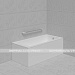 Поручень опорный, пристенный, тип 7, AISI304+PA, D32