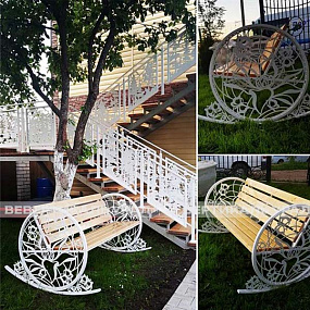 Скамья-качалка разборная