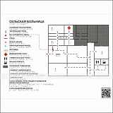 Мнемосхема тактильная ГОСТ, оргстекло 3 мм, монохром