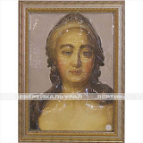 Портрет 3D Екатерина II, тактильный