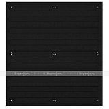 Плитка тактильная (полосы) противоск., 500х540х5, ПВХ, чер