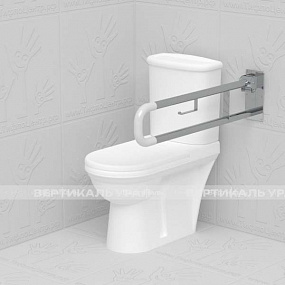 Поручень опорный, откид, пристен, AISI304+PA, D32