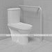 Поручень опорный, разборный, пристенный, лев, ST3, D38