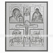Картина 3D - Икона Четырехчастная, тактильная