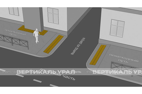 Проект адаптации тротуаров, перекрестков и пешеходных зон для инвалидов