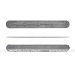 Индикатор тактильный, матовый, без штифта, AL, 4х35х300