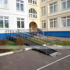 Площадка горизонтальная с резиновым настилом