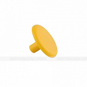 ТНУ, гладк, со штифтом, PVC, D35х35, жёл