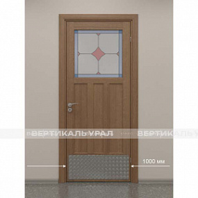 Отбойник для двери из рифл. алюминия 300х950мм