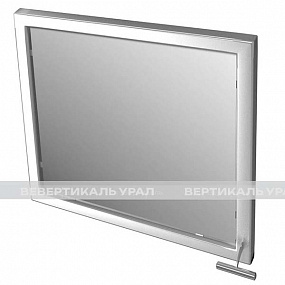 Зеркало поворотное, квадратное, AISI 304, 680x680 мм