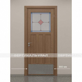 Отбойник для двери из рифл. алюминия 300х850 мм