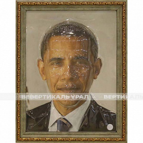 Портрет 3D Президент США Обама Б.,тактильный