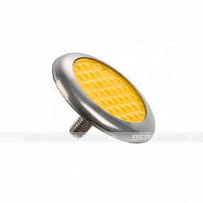 Индикатор тактильный, комб, М9, со штифтом, AISI304/PL, D35x35, ж